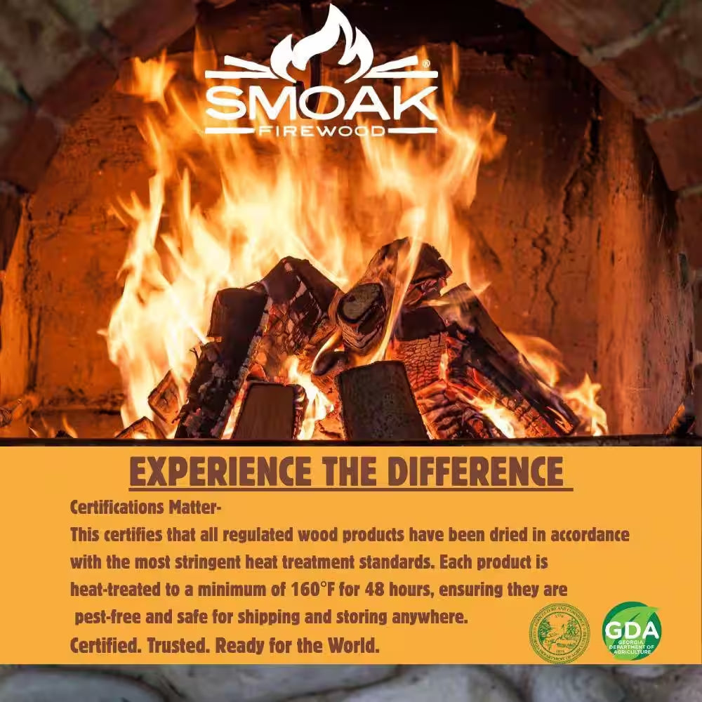 120 Lbs. to 140 Lbs. 16 In. Premium Oak Firewood Logs (Firestarter Included) USDA Certified Kiln Dried
