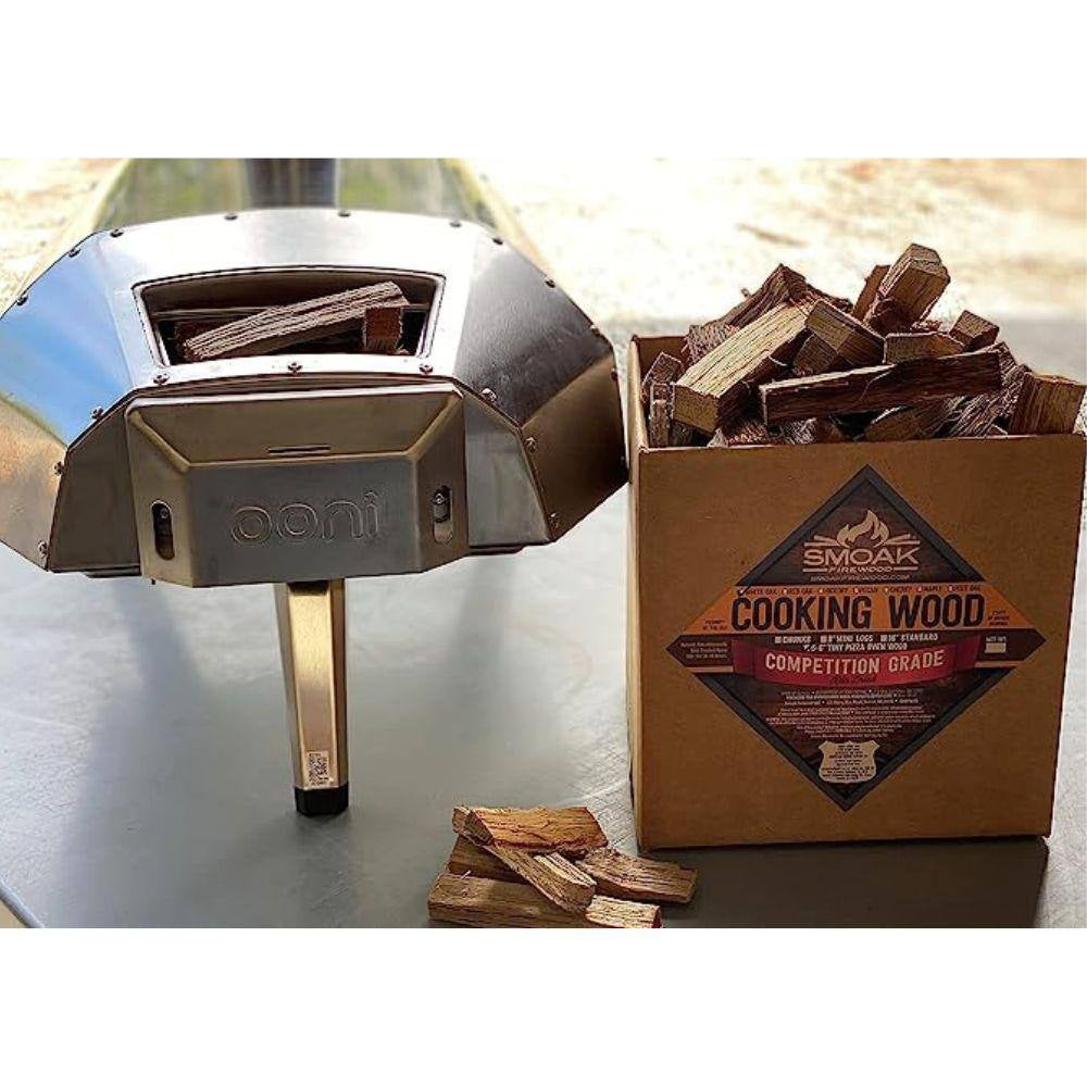 8-10 Lbs. 5-6 In. Red Oak Tiny Pizza Oven Wood, USDA Certified Kiln Dried, for Portable Pizza Ovens or MESA Solo Stove