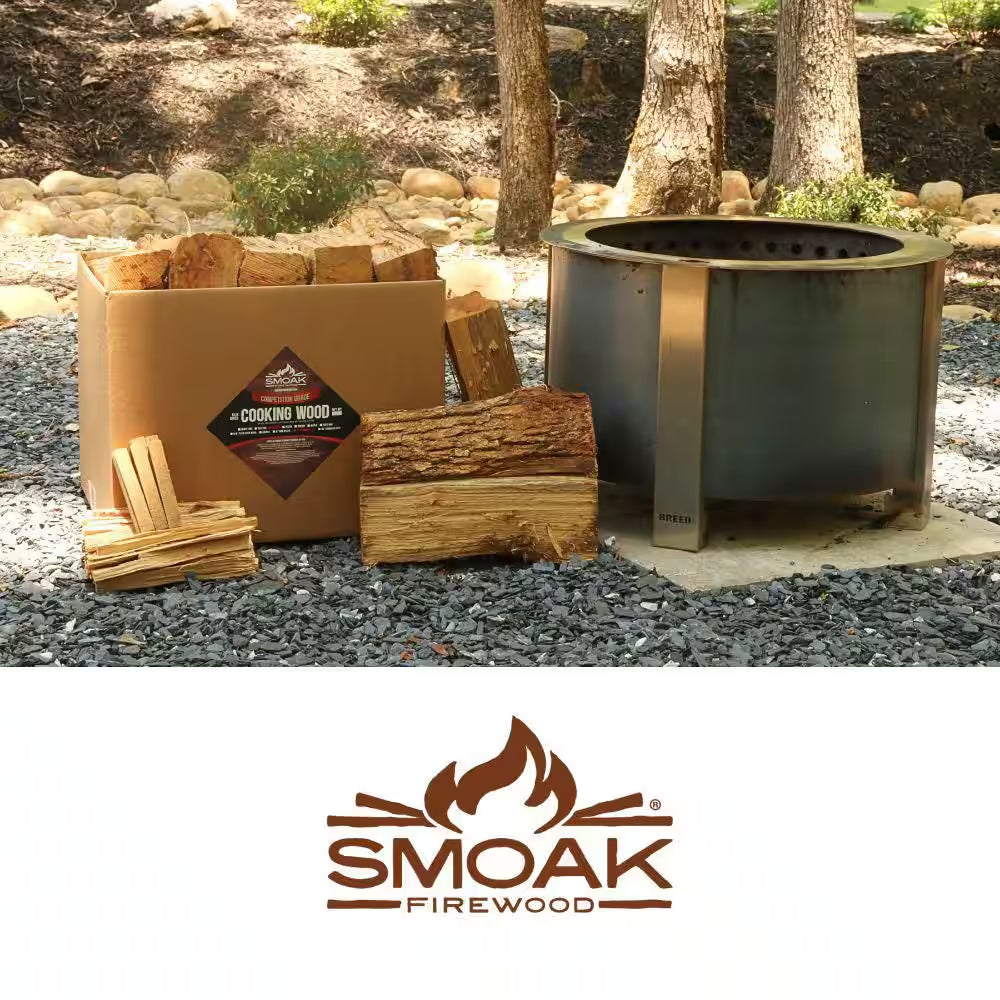 White Oak 12In Logs(45Lbs)Usda Certified Cooking Wood & Firewood Logs(Grills,Smokers,Pizza Ovens,Firepits or Fireplaces)