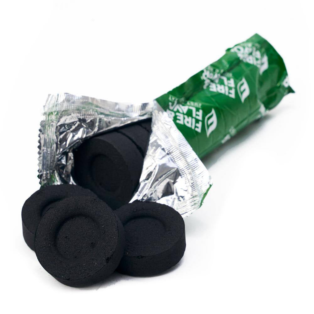 HERO Charcoal Briquets, 8 Sleeves, 96 Briquets