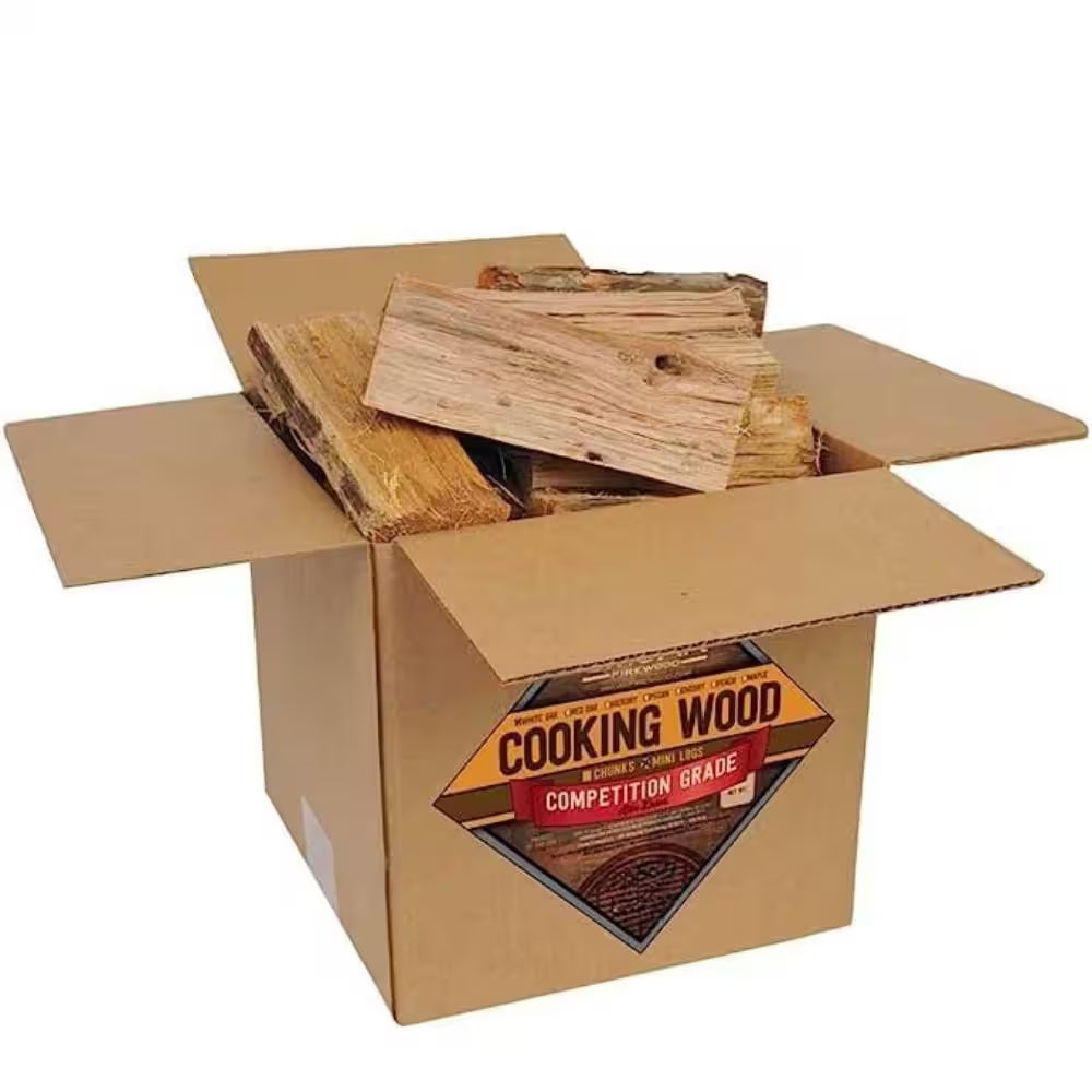 Hickory 8 In. Mini Splits (8-10 Lbs.) USDA Certified Kiln Dried Pizza Oven Wood, Grilling Wood, Smoking Wood Bbqing Wood