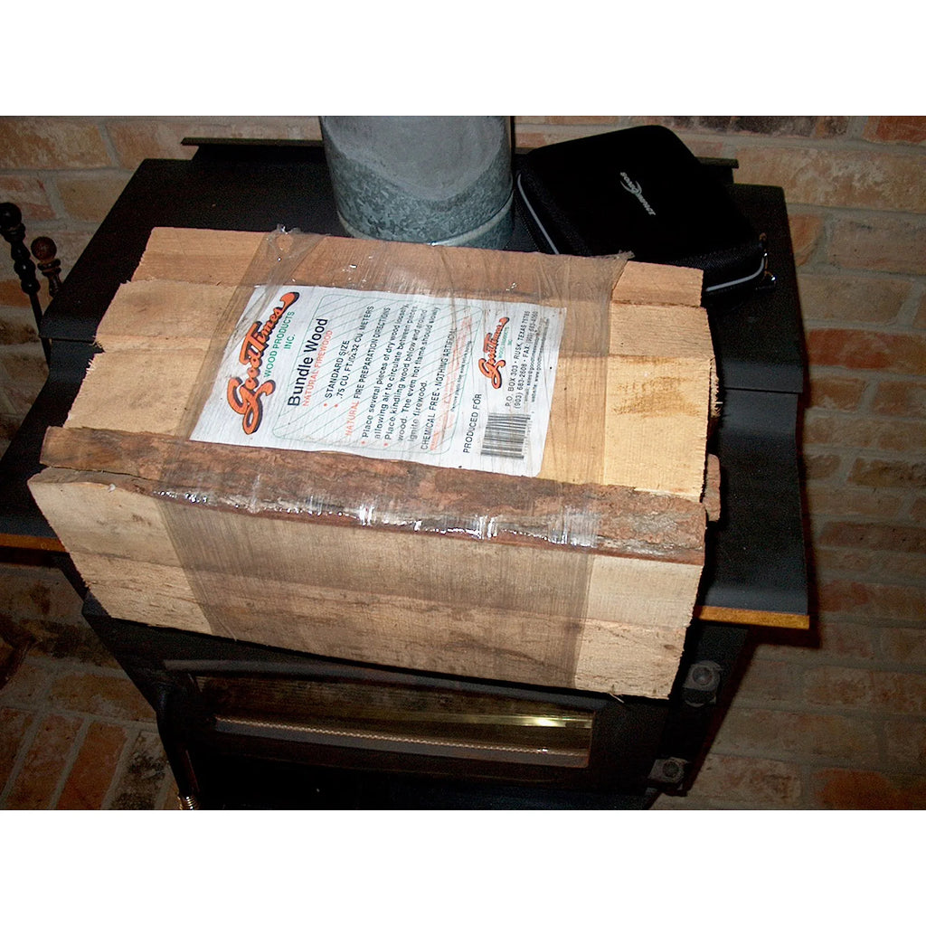 Good Times Bundled Firewood - All Natural Seasoned Firewood - 0.65 Cu Ft