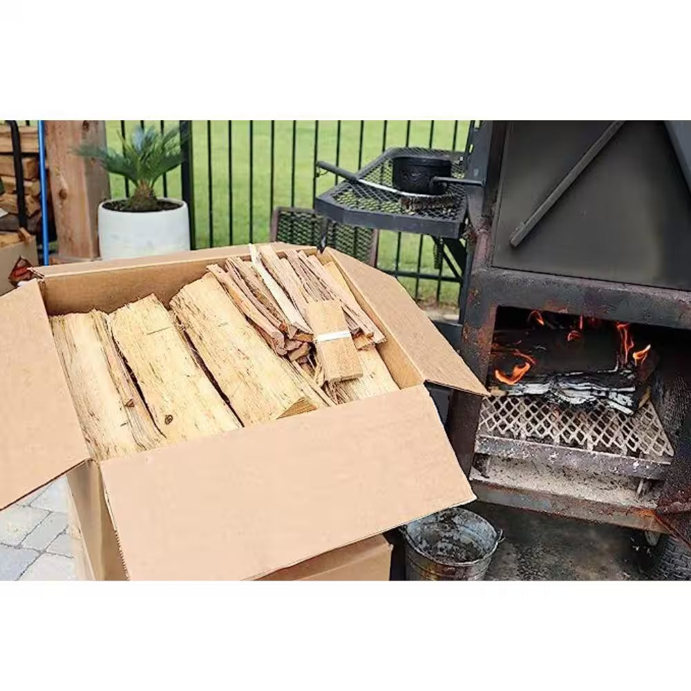 White Oak 12In Logs(45Lbs)Usda Certified Cooking Wood & Firewood Logs(Grills,Smokers,Pizza Ovens,Firepits or Fireplaces)