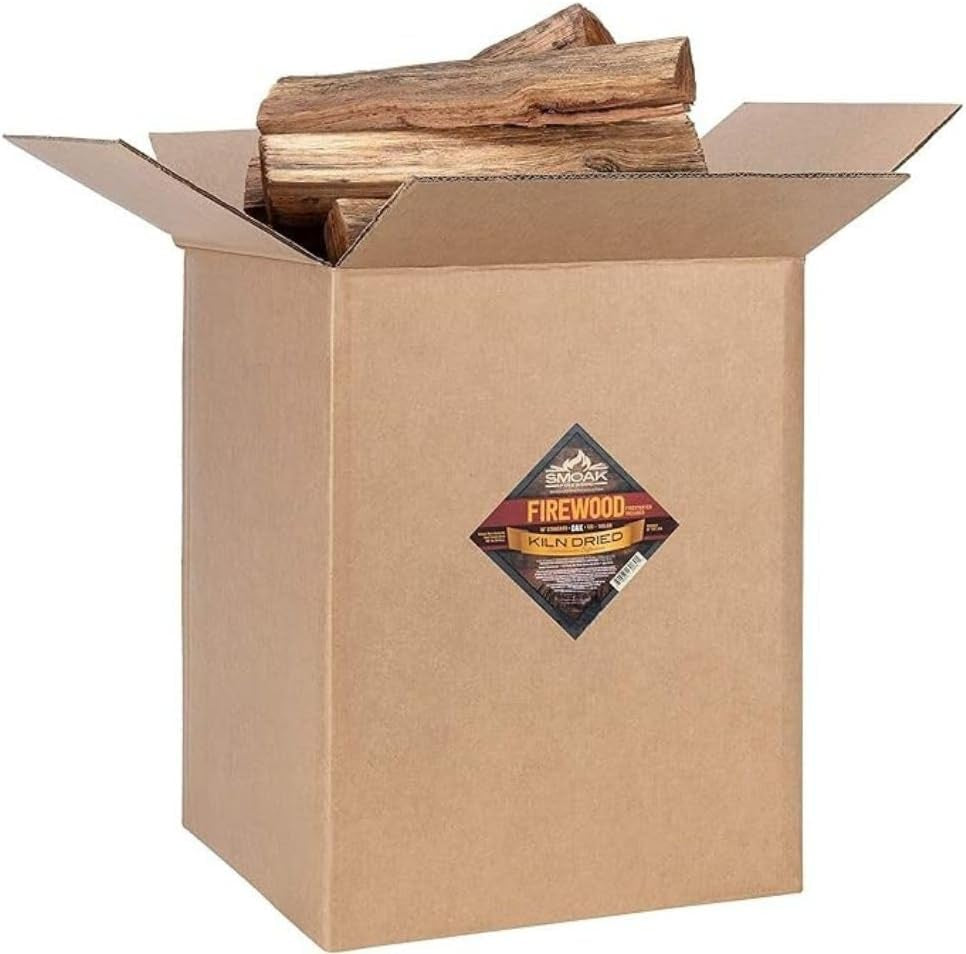 - Kiln Dried Premium Oak Firewood (Includes Firestarter) (Large (16Inch Logs) 120-140Lbs)