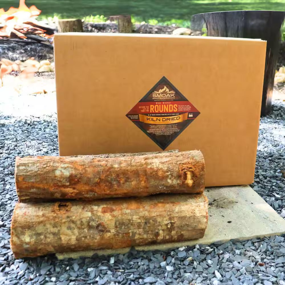 Uncut Rounds 16 In. Logs 100-120 Lbs. Kiln Dried Premium USDA Certified Firewood