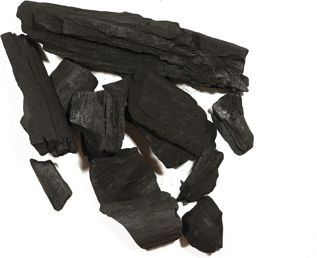 8 LB. All Natural Hardwood Lump Charcoal by  - Premium Natural Charcoal for Grilling, BBQ, Smoking, Kamado & Kettle Grills - Burns Hotter & Longer - Smoky Flavor, Low Ash & Easy to Light