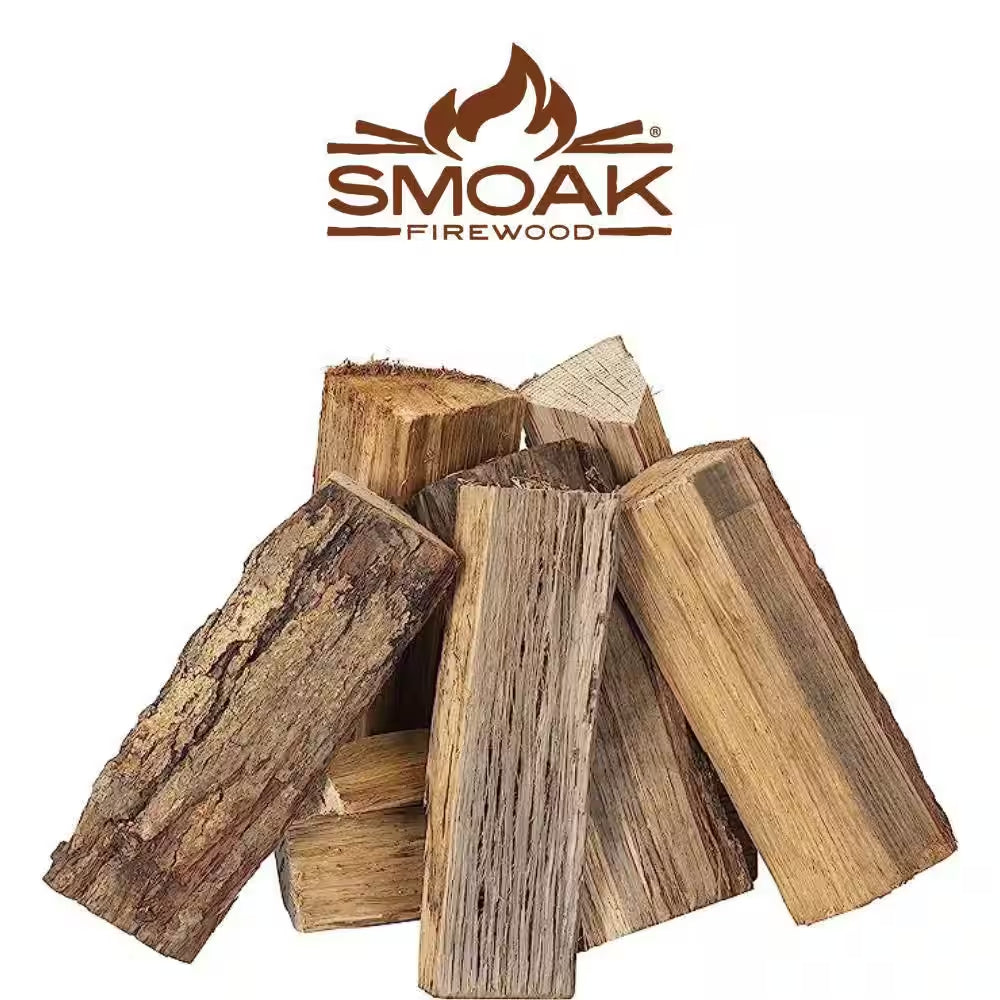 Hickory 8 In. Mini Splits (8-10 Lbs.) USDA Certified Kiln Dried Pizza Oven Wood, Grilling Wood, Smoking Wood Bbqing Wood