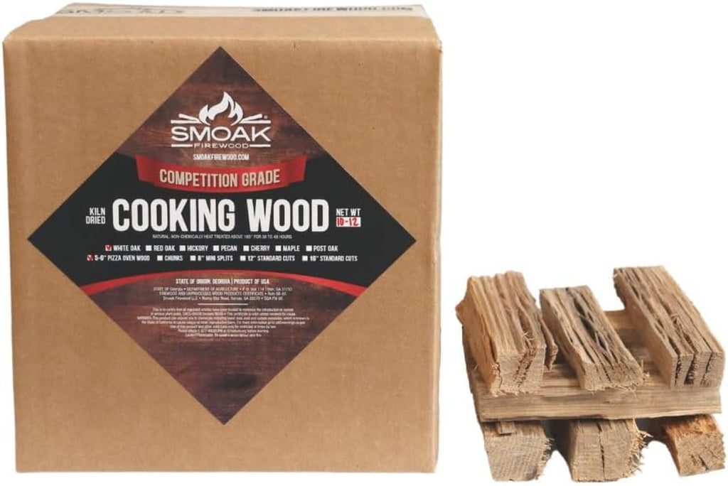 Cooking Wood Mini Splits - USDA Certified Kiln Dried (Maple, 5-6In Tiny Pizza Oven Wood) for Portable Pizza Ovens (729 Cubic Inches)